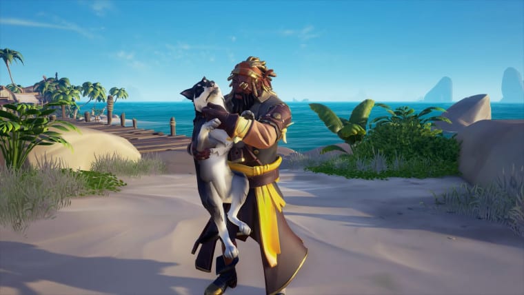 Os cães estão vindo para o Sea of ​​Thieves, possivelmente o mais novo tipo de animal de estimação