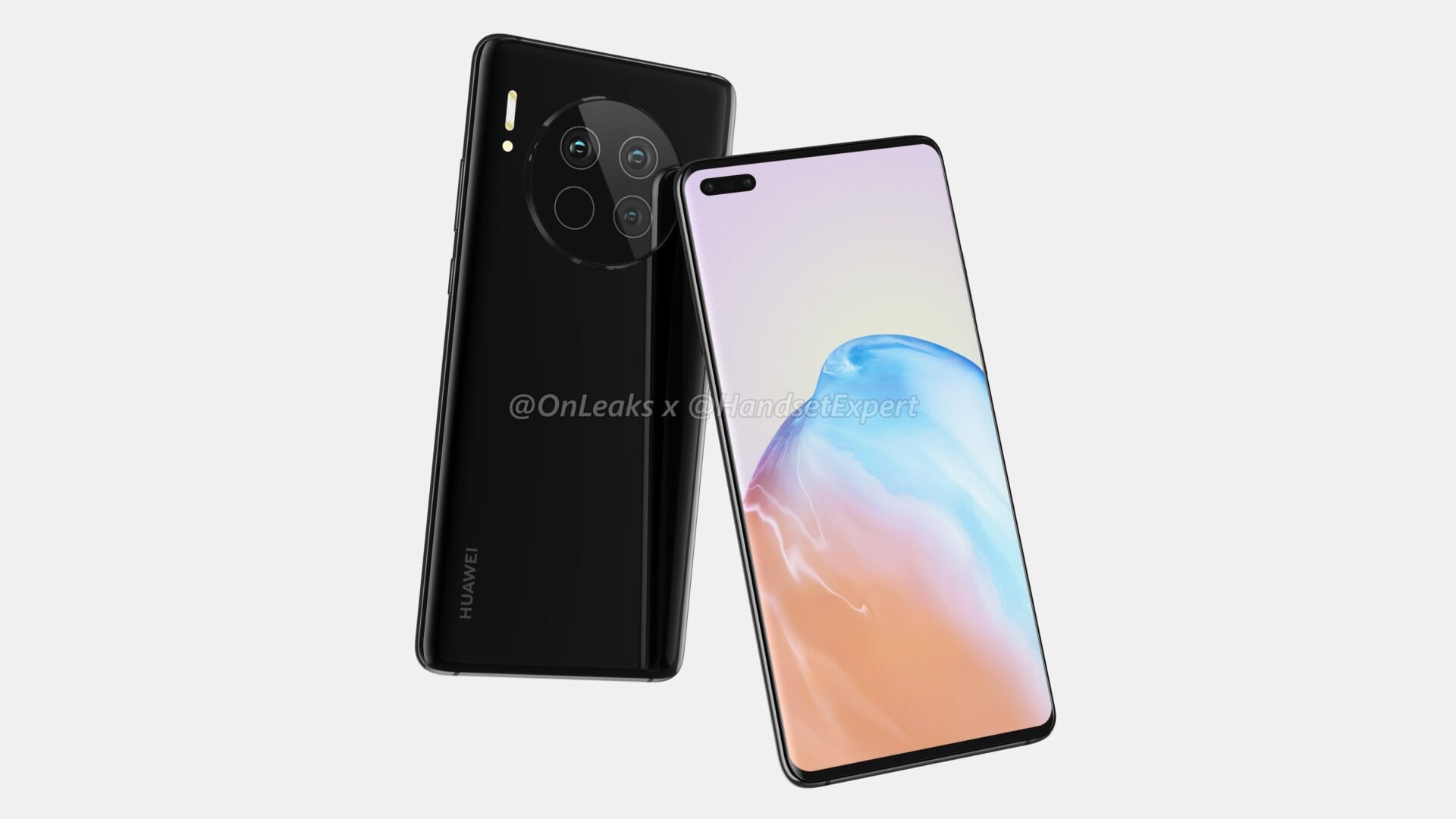 Estranho! Huawei Mate 40 vaza com enorme calombo circular 9