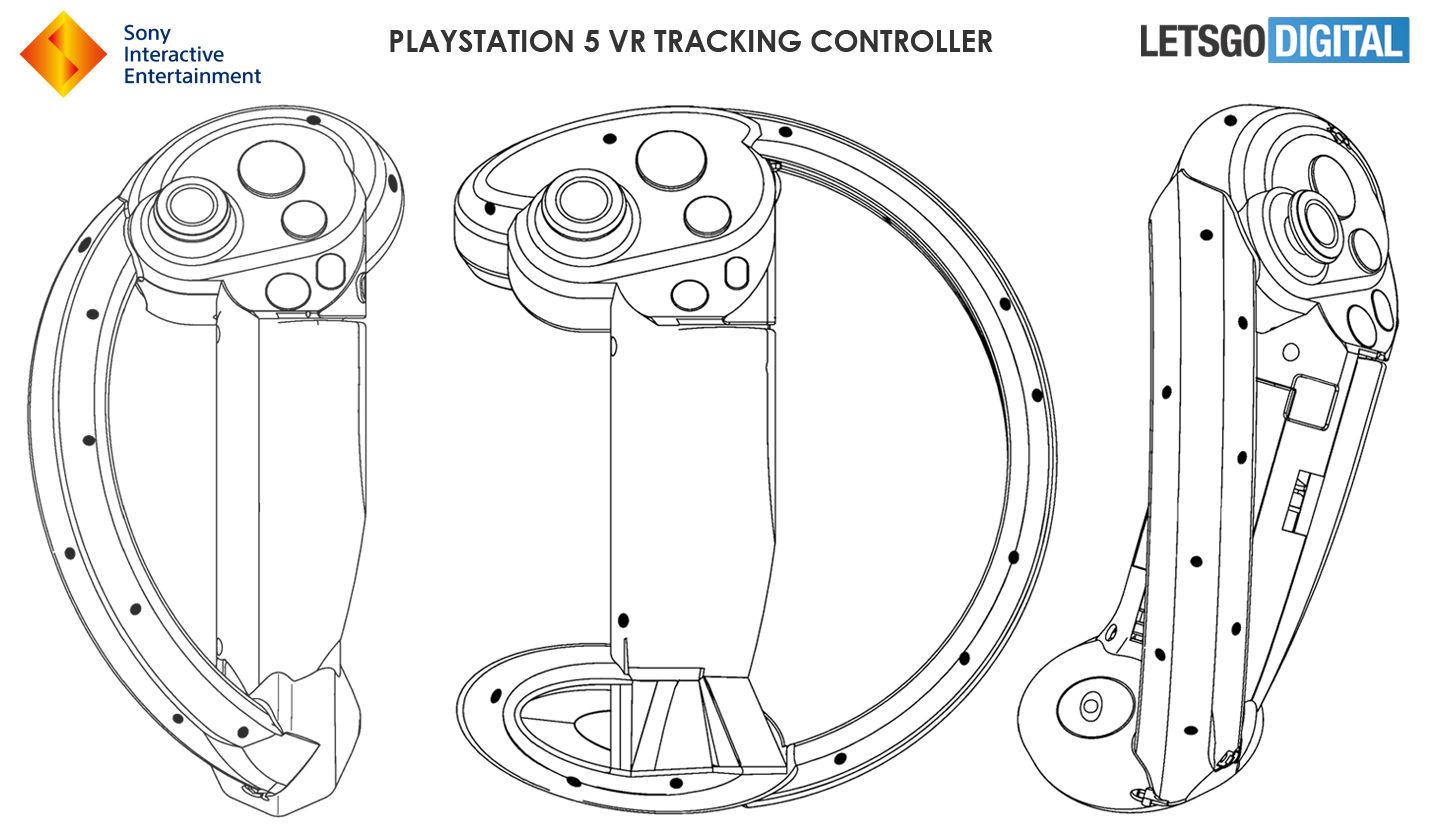 Patente do controlador PS5 VR