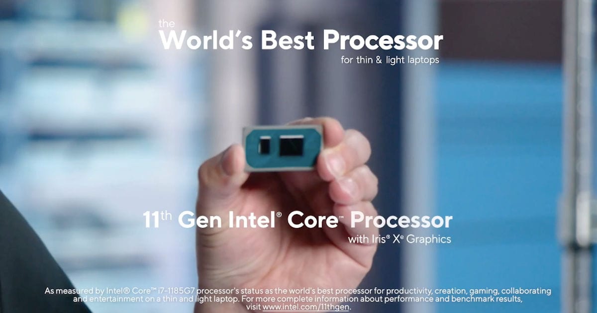 Intel anuncia processadores Core de 11ª Geração para notebooks finos e leves