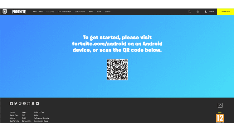 Como jogar Fortnite no Chromebook: Aplicativo Android