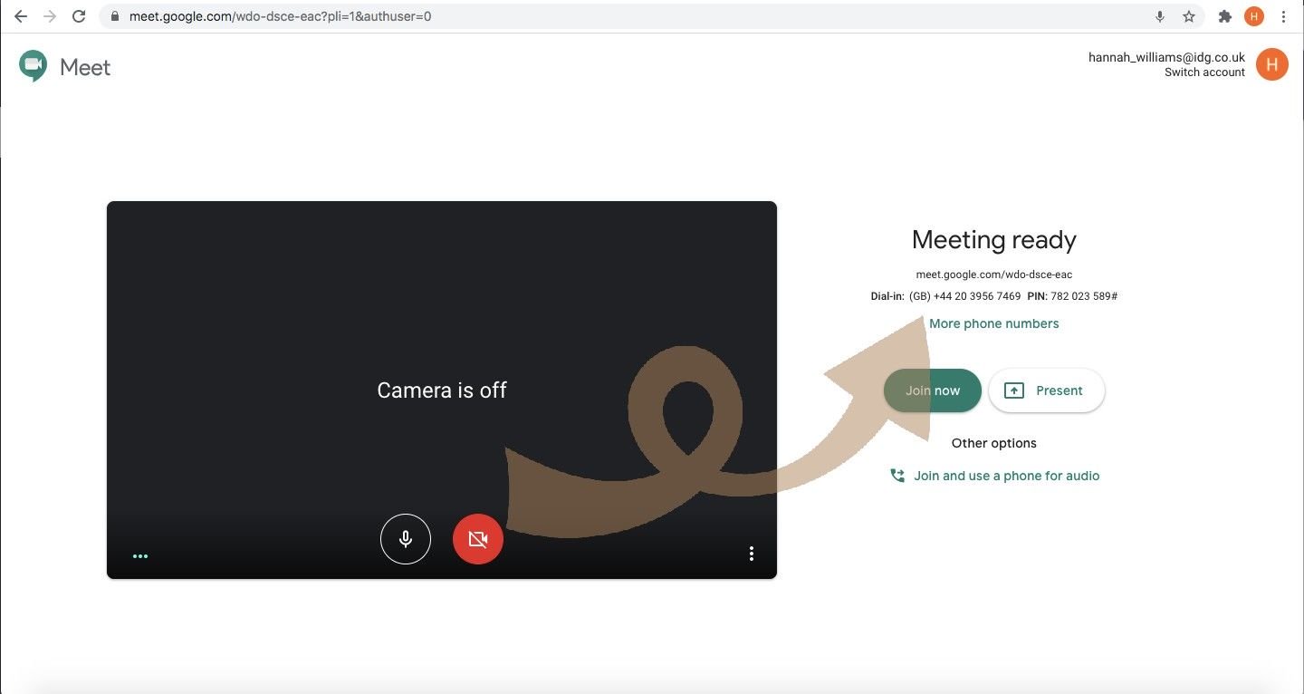 Como agendar um Google Meet