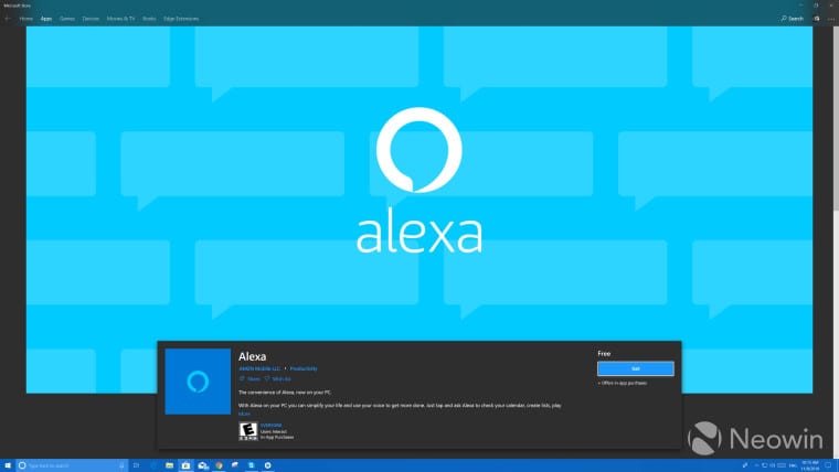 Alexa para Windows 10 adiciona suporte para chamadas de vídeo, design novo e muito mais