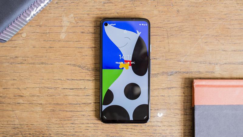 Tela do Google Pixel 4a