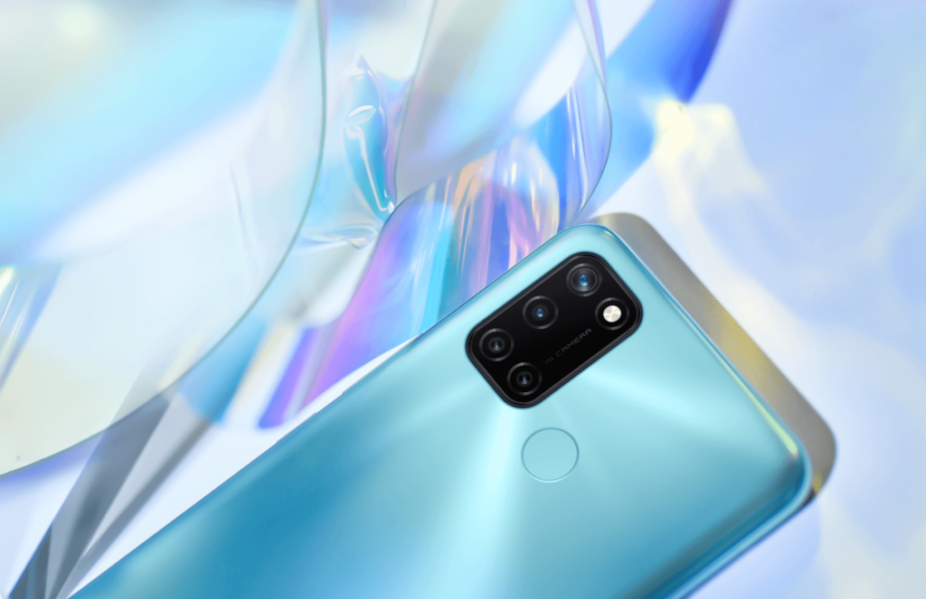 realme C17 Lake Green em destaque