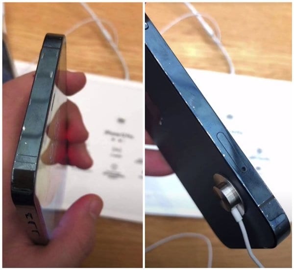 Monitores do Apple iPhone 12 em lojas na China têm suas tintas descascadas