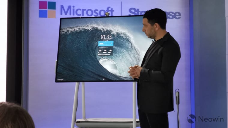 A atualização do Windows 10 Team 2020 estará disponível para Surface Hub 2S na próxima semana