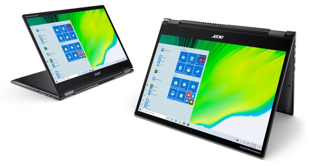 Acer apresenta novos laptops das séries Swift, Aspire e Spin com CPUs Intel Tiger Lake