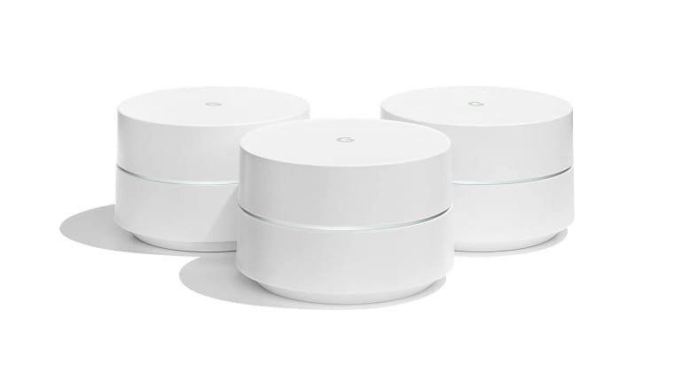 O Google Wifi tem um preço inferior de US $ 99;  Pacote de 3 unidades por $ 199