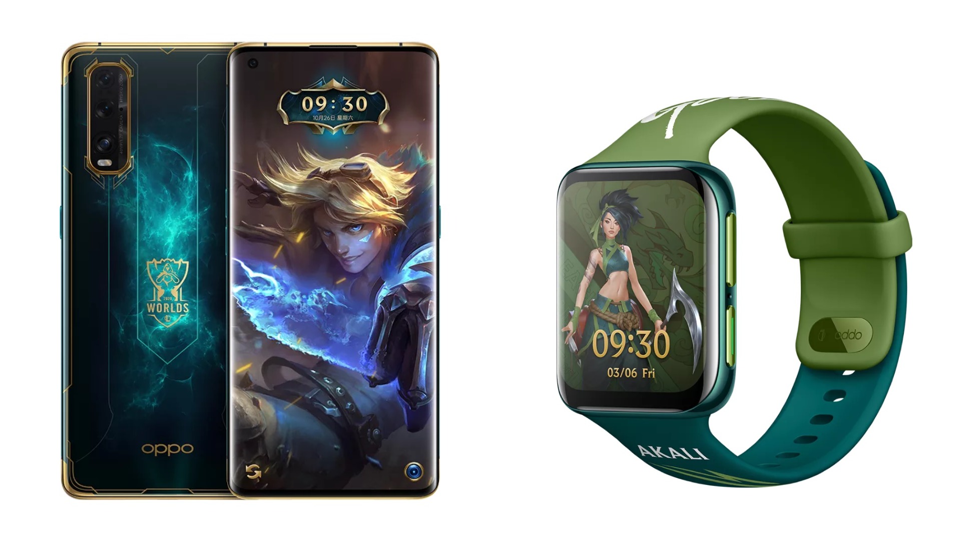 OPPO Find X2 e OPPO Watch League of Legends Limited Editions lançados na China