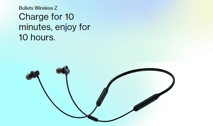 OnePlus Bullets Wireless Z Bass Edition será lançado em 14 de outubro