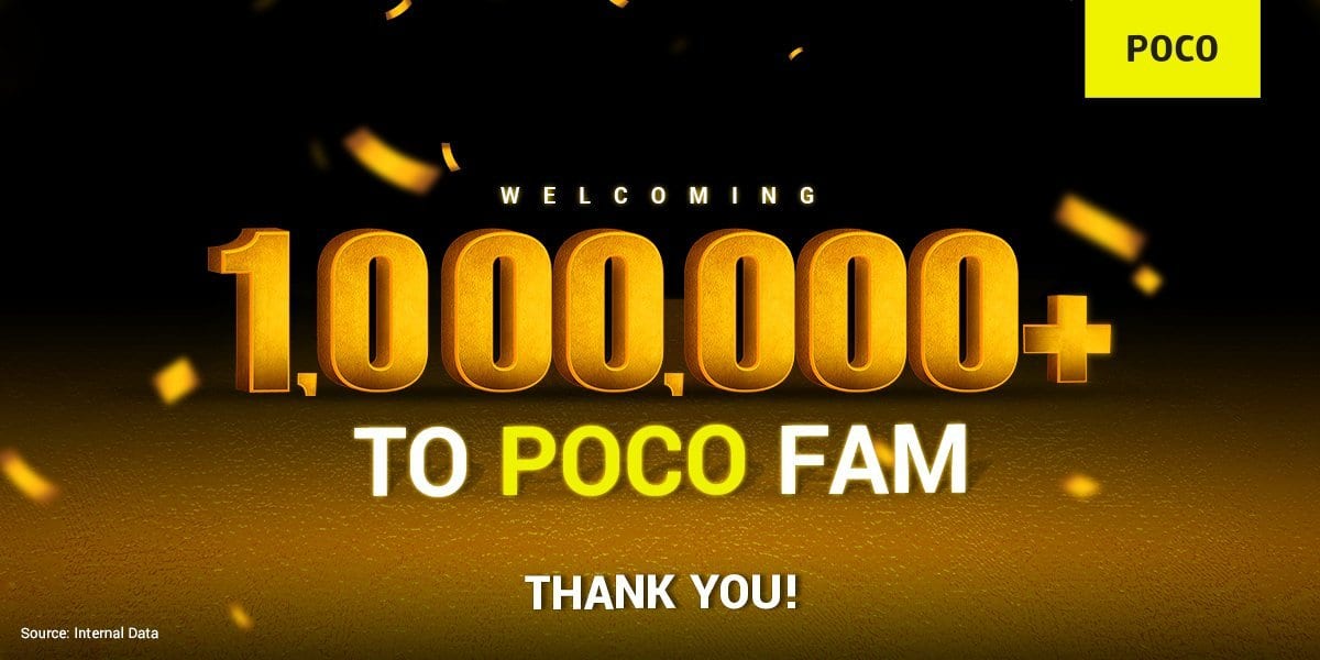 POCO Million Units Sale Flipkart Big Billion Days