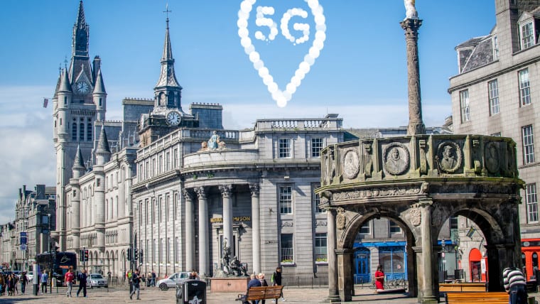 EE has switched on 5G in Aberdeen