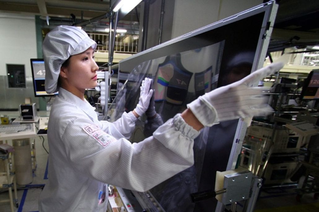 Em breve, a China deterá 70% da capacidade total de produção de painéis LCD no mundo: Relatório