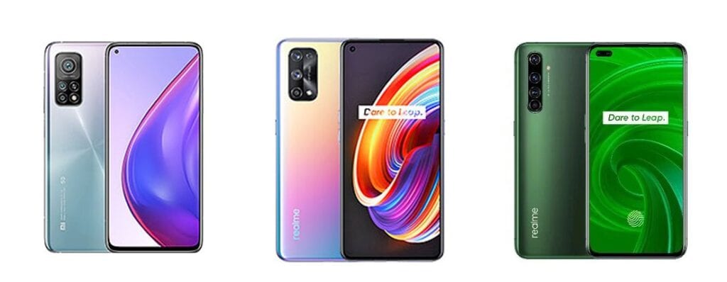 Xiaomi Mi 10T Pro vs Realme X7 Pro vs Realme X50 Pro: comparação de especificações