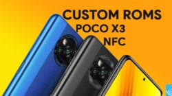 custom roms poco x3 nfc