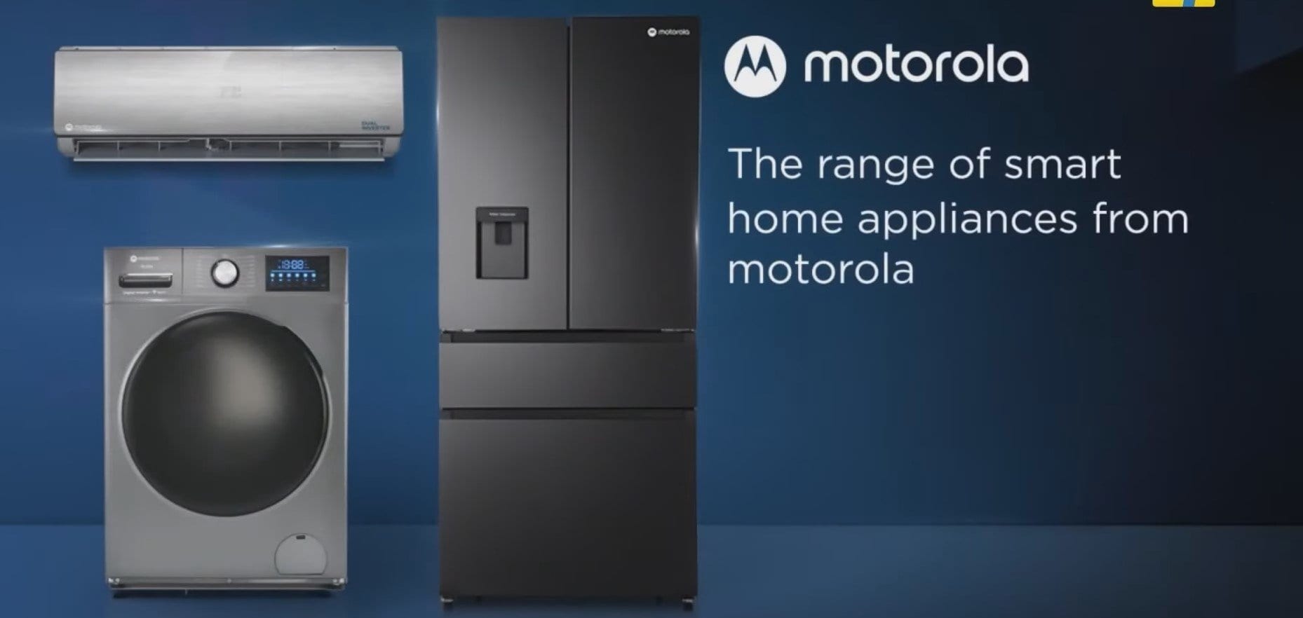 Novos eletrodomésticos inteligentes da Motorola, incluindo AC, refrigerador e máquinas de lavar, lançados na Índia