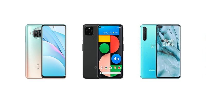 Xiaomi Mi 10T Lite vs Google Pixel 4a 5G vs OnePlus Nord: comparação de especificações