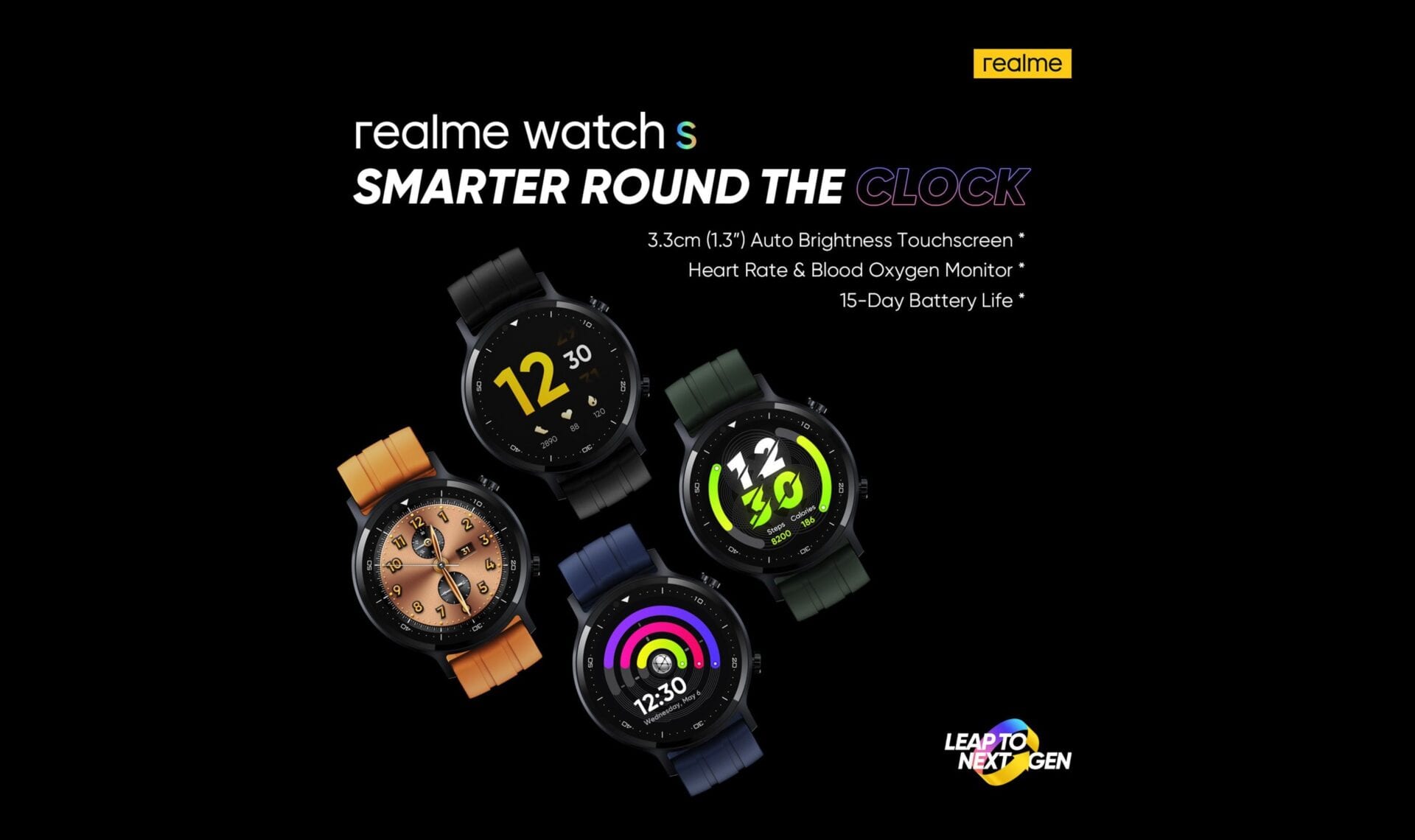 realme Watch S fará sua estreia global no Paquistão em 2 de novembro