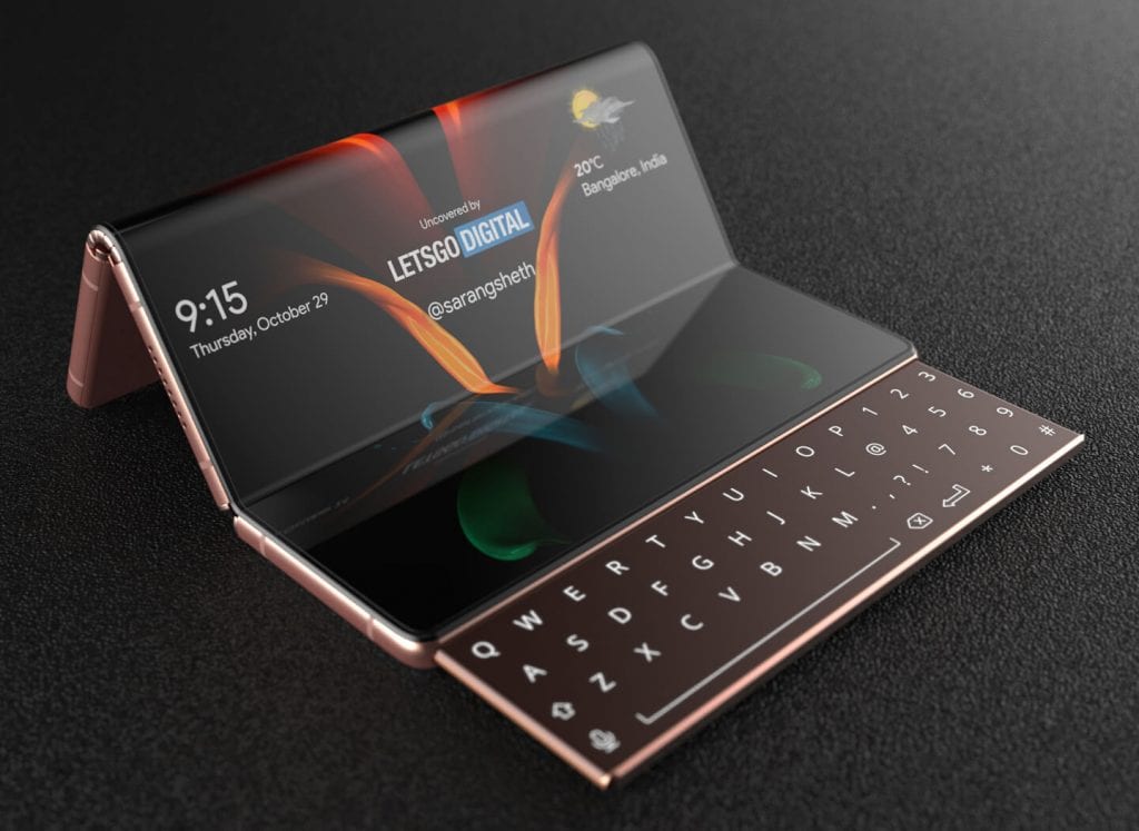 Samsung Galaxy Z Fold 3 pode chegar com um teclado deslizante