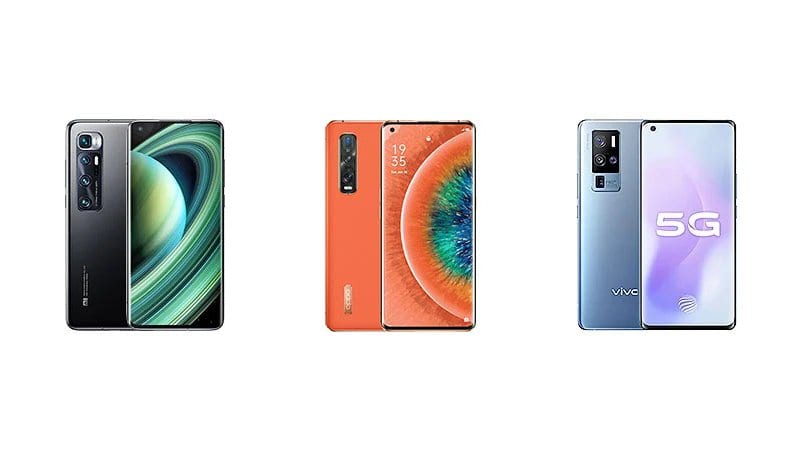 Xiaomi Mi 10 Ultra vs OPPO Localizar X2 Pro vs Vivo X50 Pro +: Comparação de especificações