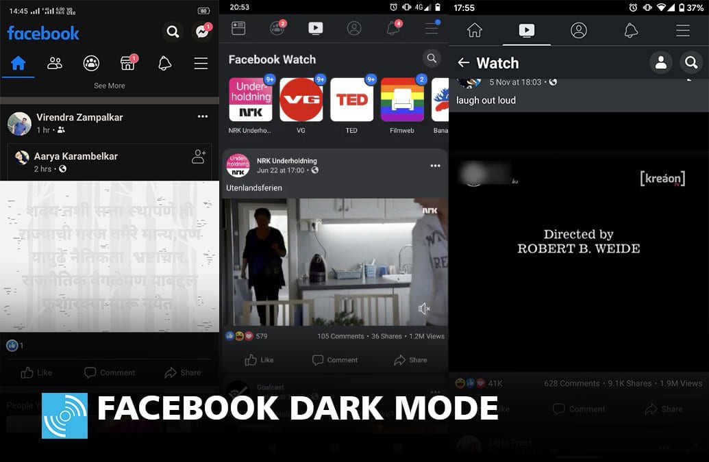 O Facebook inicia o teste público do Modo escuro para o aplicativo oficial;  Alternar aparecerá nas configurações em breve