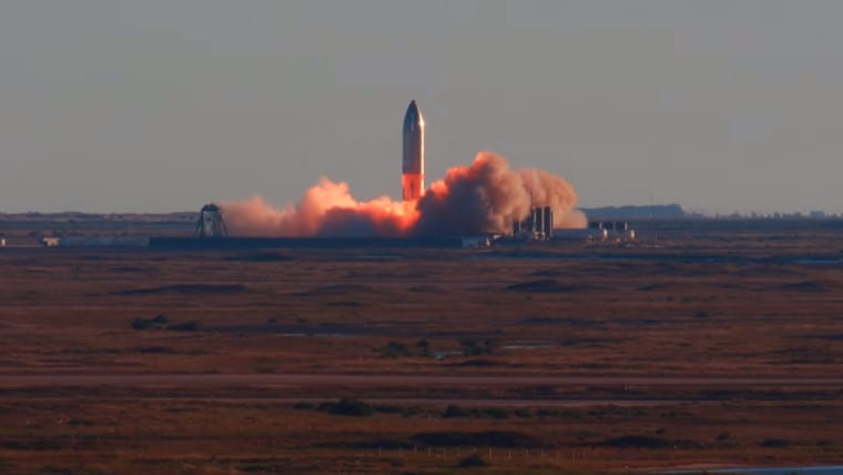 "Marte, aqui vamos nós !!"  exclama Elon Musk apesar do final explosivo do voo de teste da nave estelar