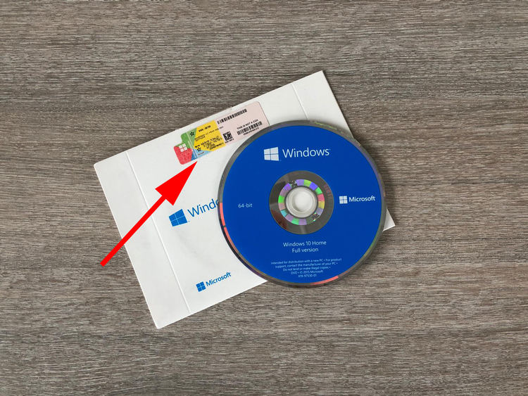 como encontrar o DVD de chaves de produto do Windows