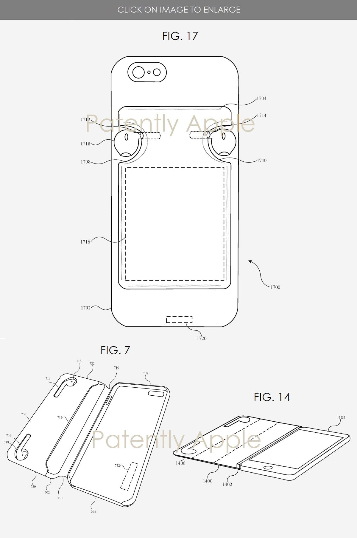 A Apple patenteia uma nova capa para iPhone, que pode hospedar e carregar AirPods