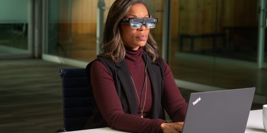 CES 2021 | Óculos AR Lenovo ThinkReality A3 é do tamanho de um óculos de Sol 8
