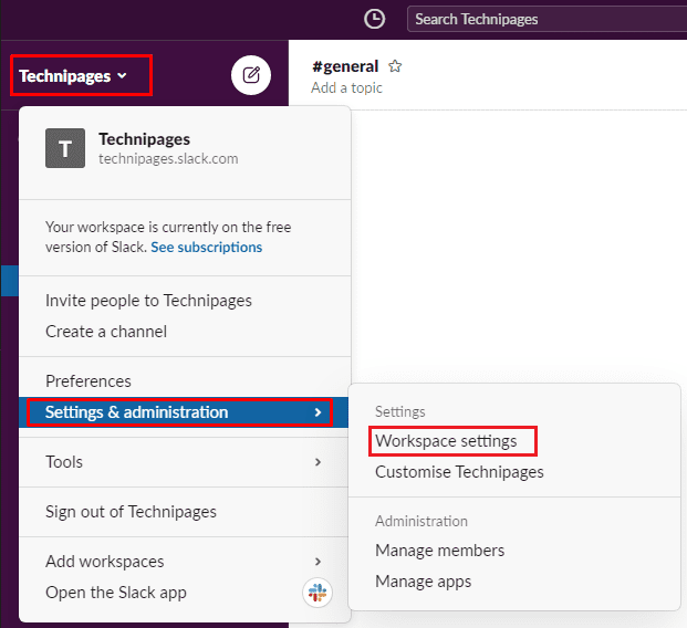 Slack: como configurar o horário de trabalho não perturbe para todo o espaço de trabalho 7