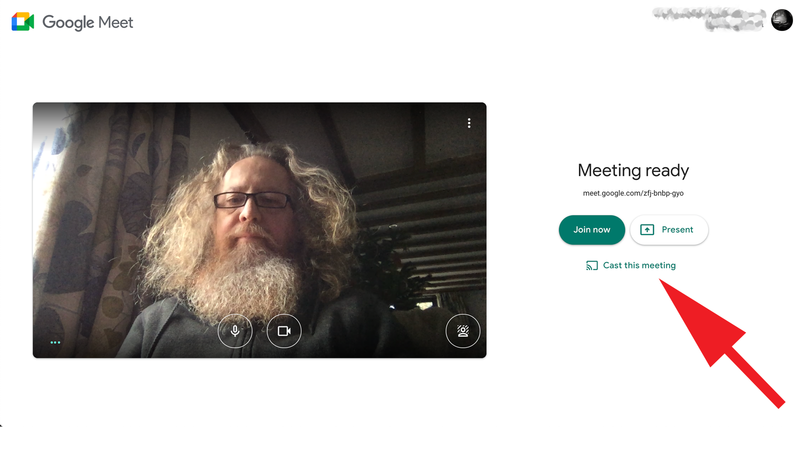 Como transmitir o Google Meet para um Chromecast: participe da reunião