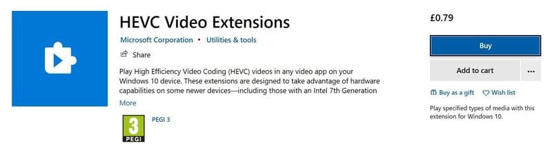 Extensões de vídeo HEVC