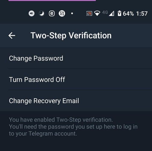 Telegram: como alterar seu PIN de verificação em duas etapas 4