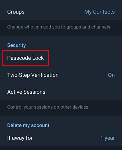 Telegram: como alterar seu PIN de verificação em duas etapas 6
