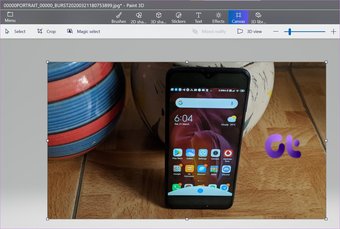 Como usar o paint 3d para editar fotos 4