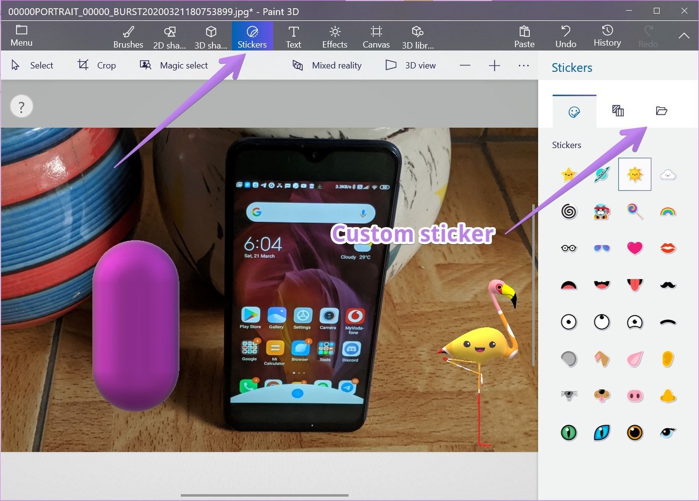 Como usar o paint 3d para editar fotos 17