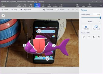 Como usar o paint 3d para editar fotos 18