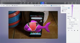 Como usar o paint 3d para editar fotos 21