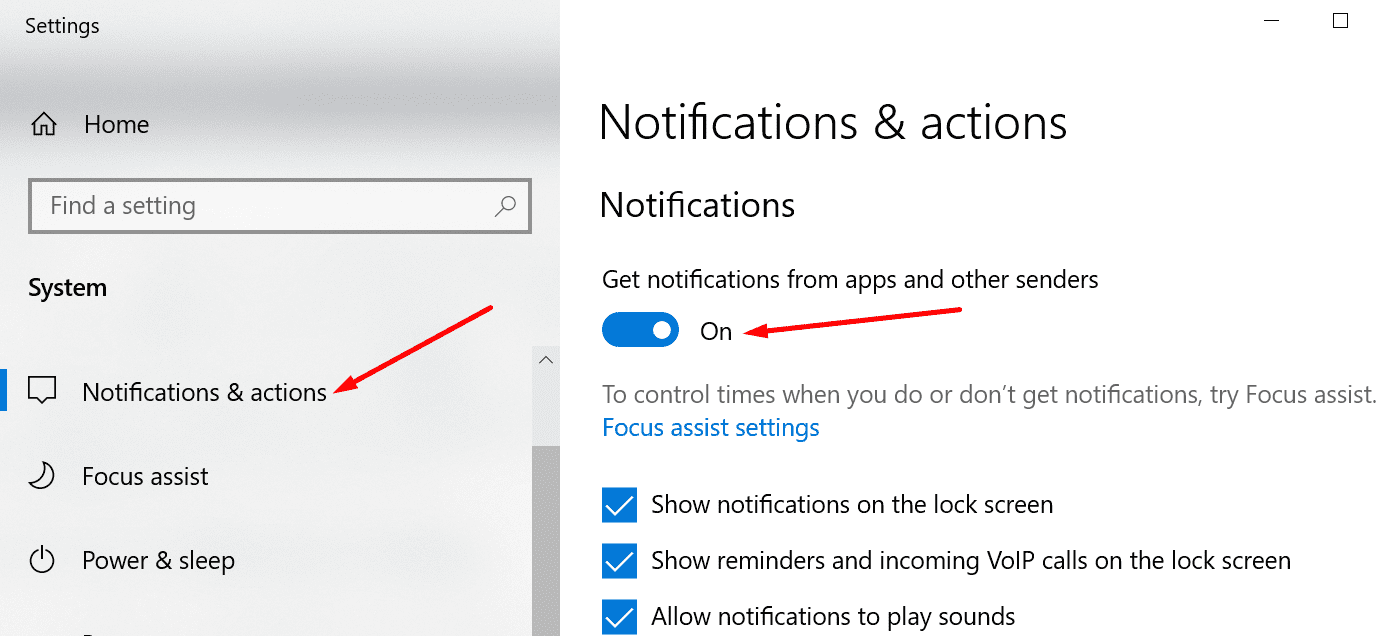 Windows 10 recebe notificações de aplicativos e outros remetentes