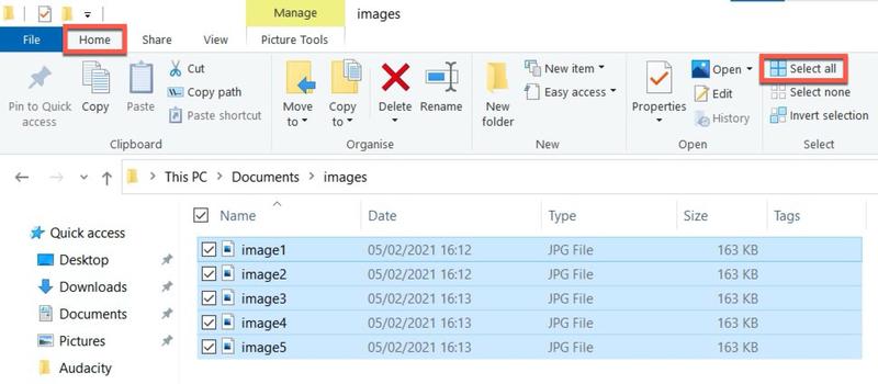 Renomear arquivos em massa do Windows 10