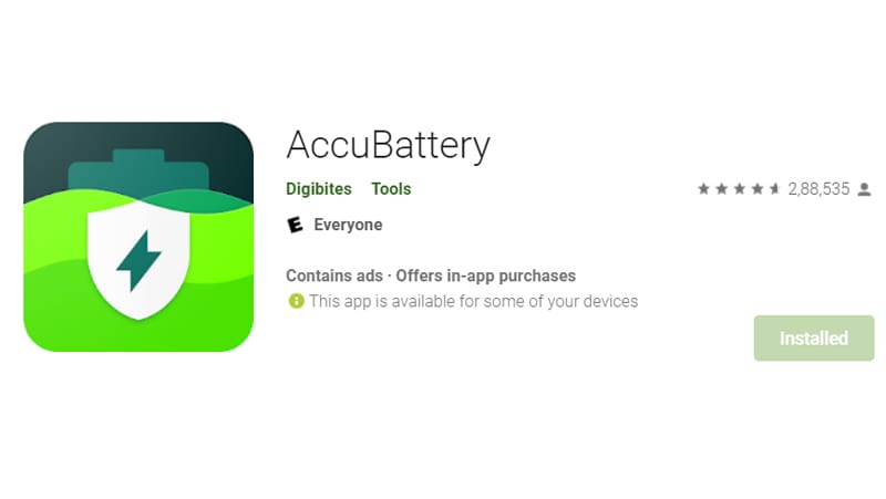 accubattery é o melhor para descobrir o aplicativo gasta bateria