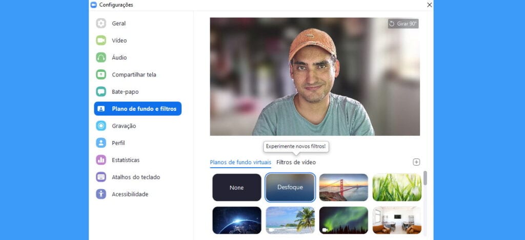 Como desfocar fundo no Zoom, Google Meet e Microsoft Teams 1