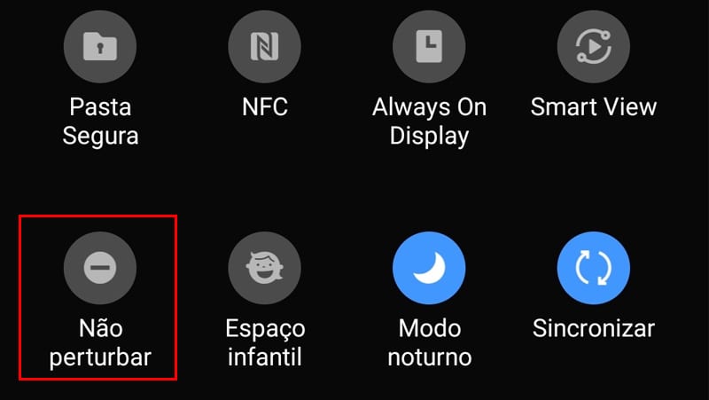 modo não perturbe é um jeito de desativar notificações Android