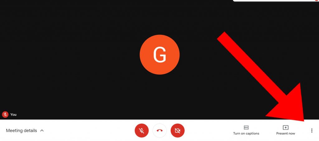 Como usar o celular microfone no Google Meet 3