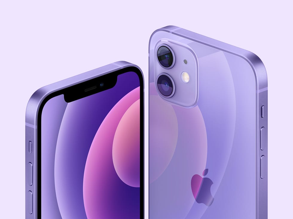 Apple lança "novo" iPhone 12 roxo 3
