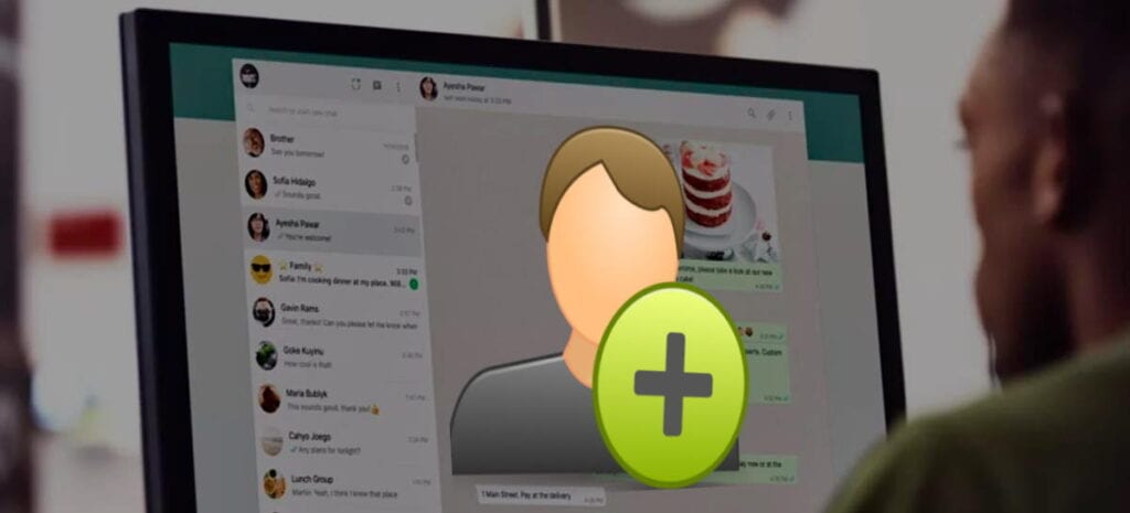 Como adicionar contatos no WhatsApp Web 1