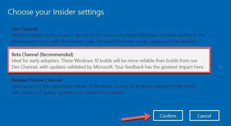 Versão inicial da atualização do Windows 10 21H1