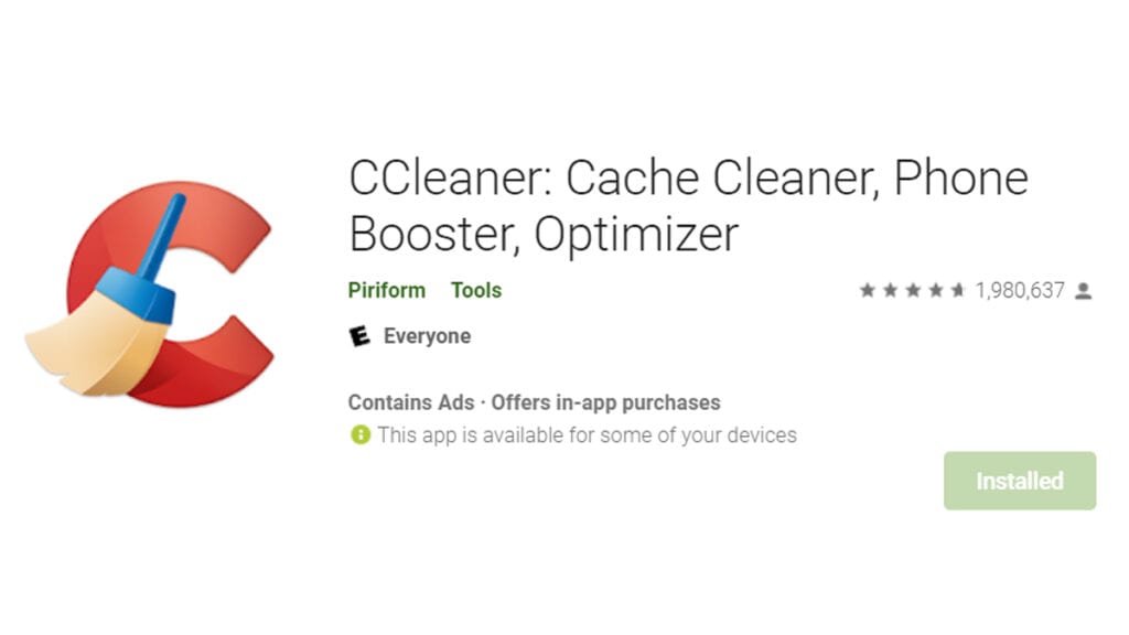 O ccleaner é outro aplicativo que pode te auxiliar