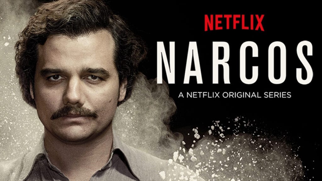 Narcos é a sétima série do netflix mais bem avalidade no IMDB